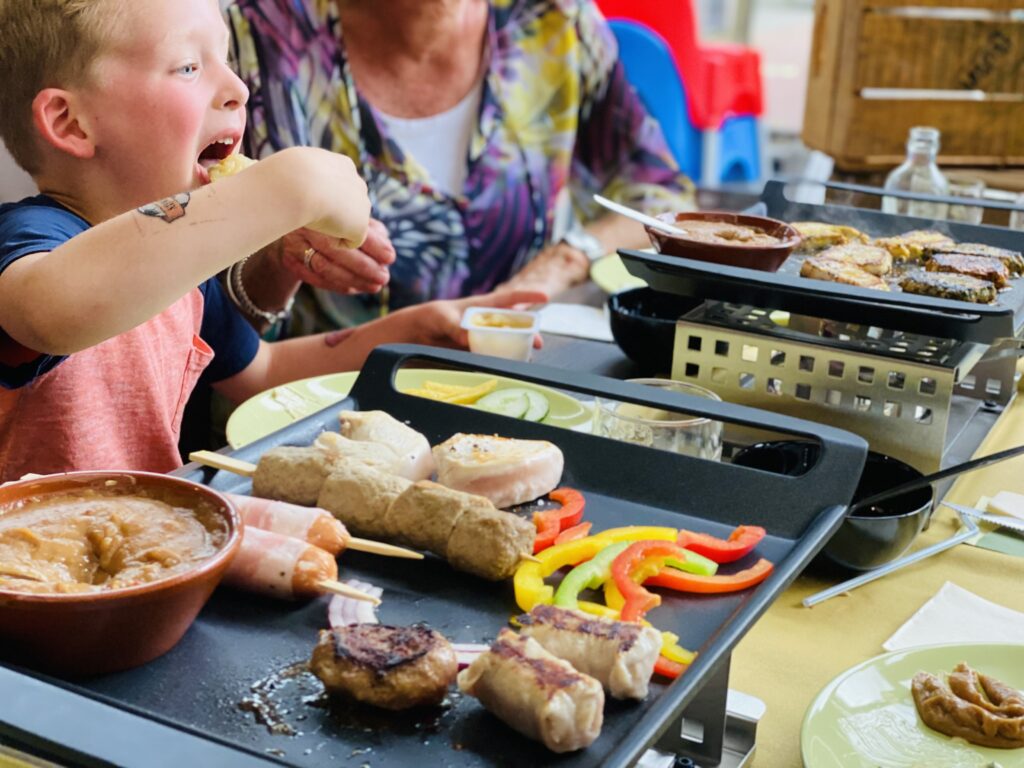 Bosgrillen in ons restaurant voor kinderen