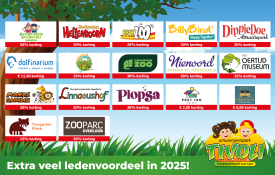 Omslag voor nieuwsbrief met alle voordelen – seizoen 2025 – mei 2025 Omslag voor nieuwsbrief met alle voordelen - seizoen 2025 - mei 2025