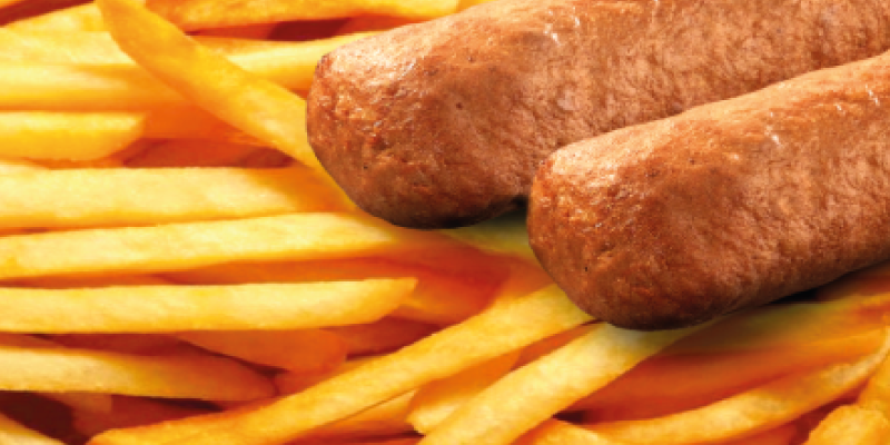 Patat met snack Patat met snack