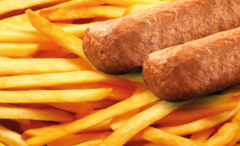 Patat met snack Patat met snack