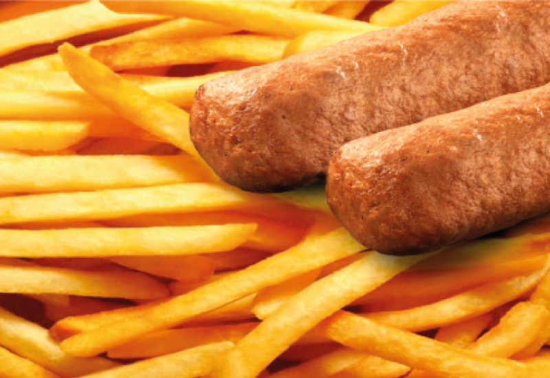 Patat met snack Patat met snack