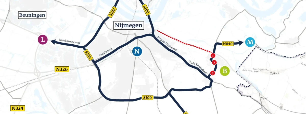 Omleiding N325